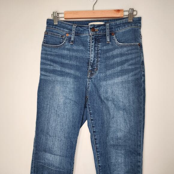 Madewell Curvy High-Rise Skinny Crop Jeans in Lander Wash 27 - Picture 3 of 11